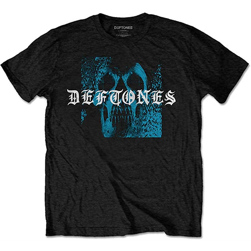 DEFTONES - STATIC SKULL - NERO - M - T-SHIRT