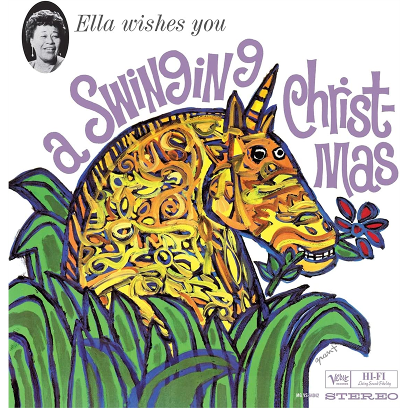 ELLA FITZGERALD - ELLA WISHES YOU A SWINGING CHRISTMAS (LP - REM’21 - 1960)