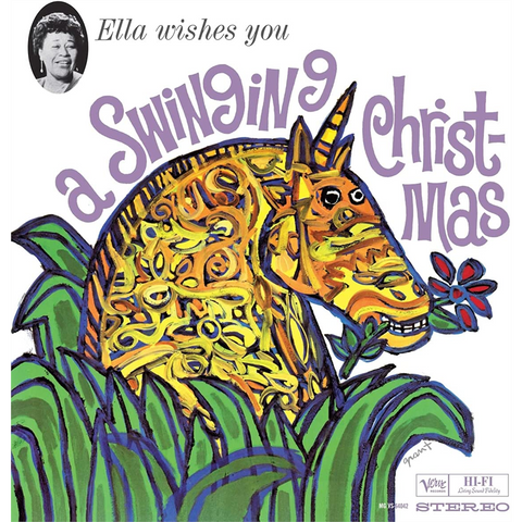 ELLA FITZGERALD - ELLA WISHES YOU A SWINGING CHRISTMAS (LP - REM’21 - 1960)