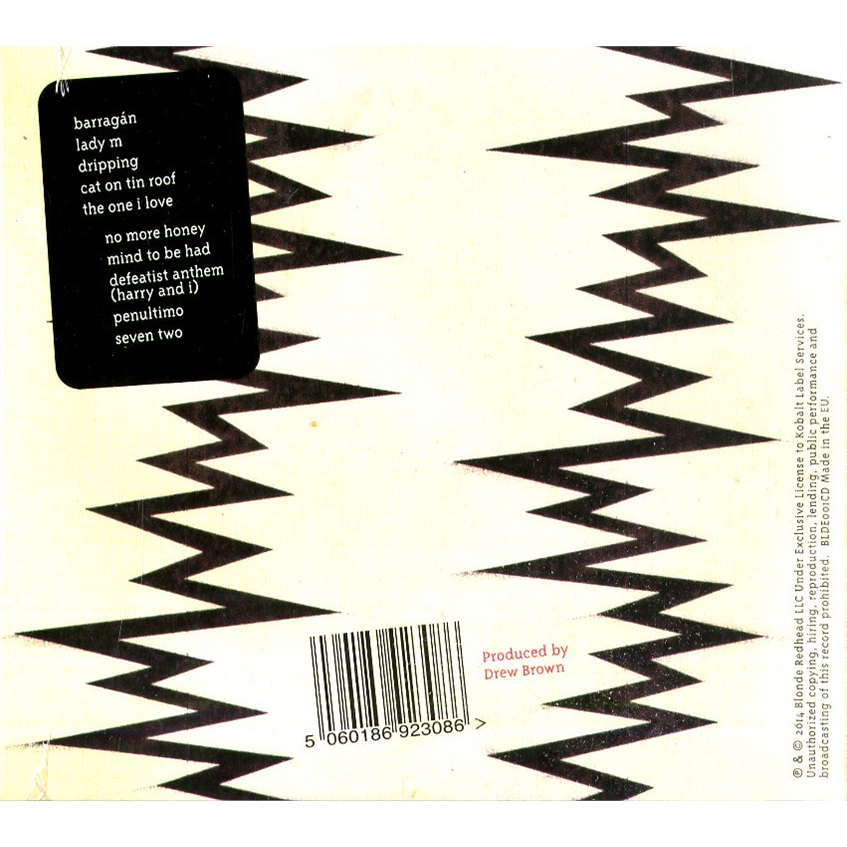 BLONDE REDHEAD - BARRAGAN