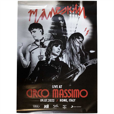 MANESKIN - LIVE AT CIRCO MASSIMO 2022 - POSTER