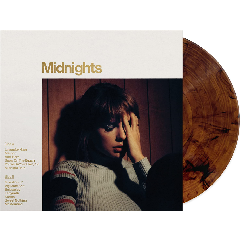 TAYLOR SWIFT - MIDNIGHTS (LP - BROWN - 2022)