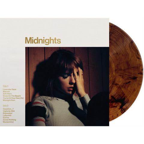TAYLOR SWIFT - MIDNIGHTS (LP - BROWN - 2022)