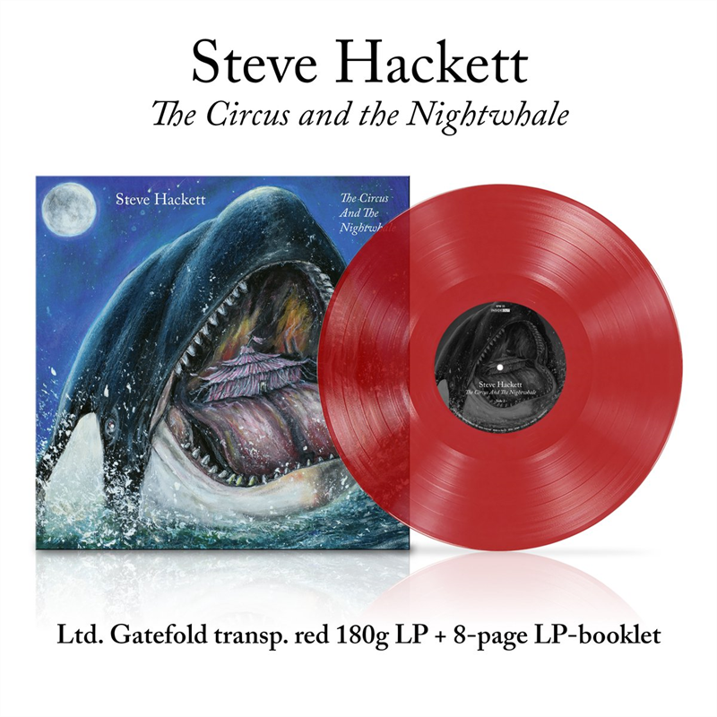 STEVE HACKETT - THE CIRCUS AND THE NIGHTWHALE (LP - ROSSO - 2024)