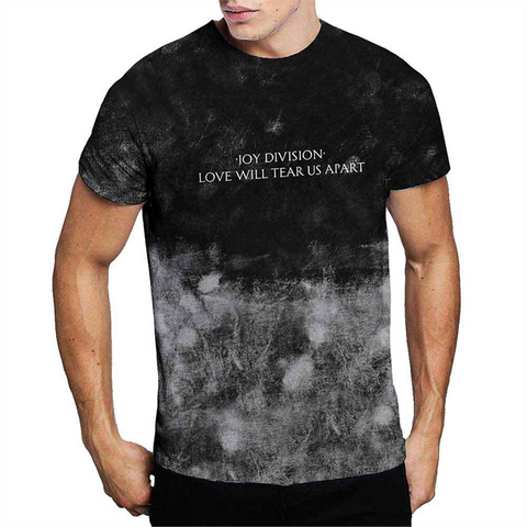 JOY DIVISION - TEAR US APART TEXT - DIP DYE - (XL) - TSHIRT