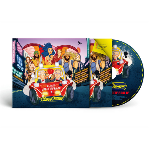 OLIVER ONIONS - FUTURE MEMORABILIA (2021 - CD+BOOK+5STICKERS)
