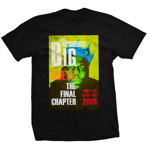 NOTORIOUS B.I.G. - FINAL CHAPTER - nero - (XL) - tshirt