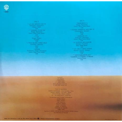 FRED BONGUSTO - LA MIA ESTATE CON TE (LP - 2021)