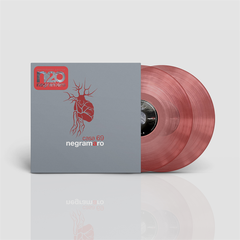 NEGRAMARO - CASA 69 (2LP - N20 VERSION | ROSSO TRASPARENTE | REM23 - 2010)