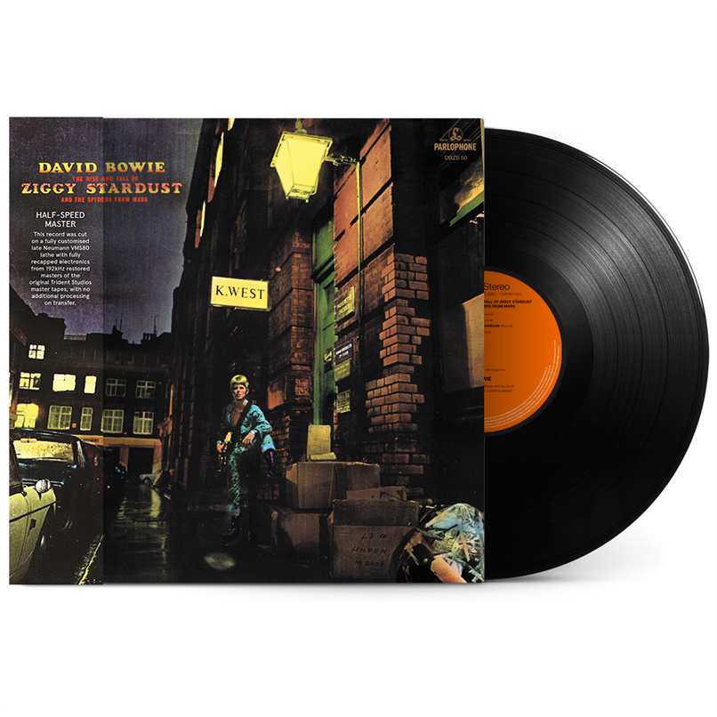 DAVID BOWIE - THE RISE AND FALL OF ZIGGY STARDUST (LP - 50TH ANN | HALF SPEED MASTER | REM22 - 1972))
