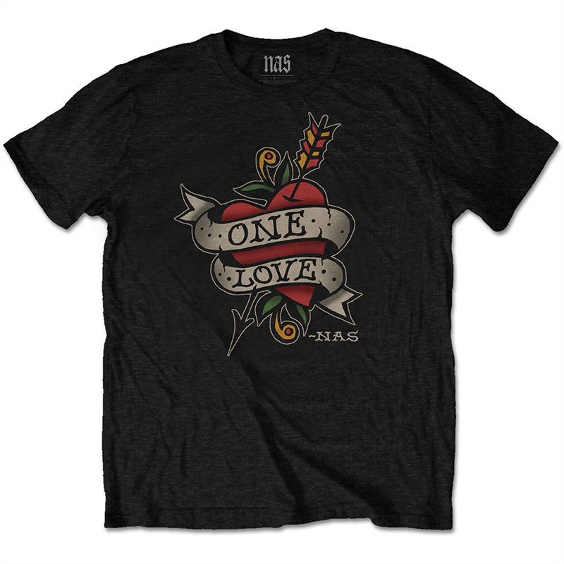 NAS - LOVE TATTOO - UNISEX - (L) - T-SHIRT