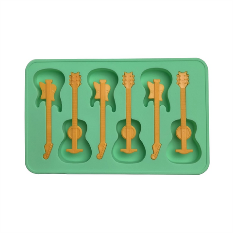 FORMINA GHIACCIO CHITARRA - SILICONE | ALLOGGIO PER 6 GHIACCIOLI