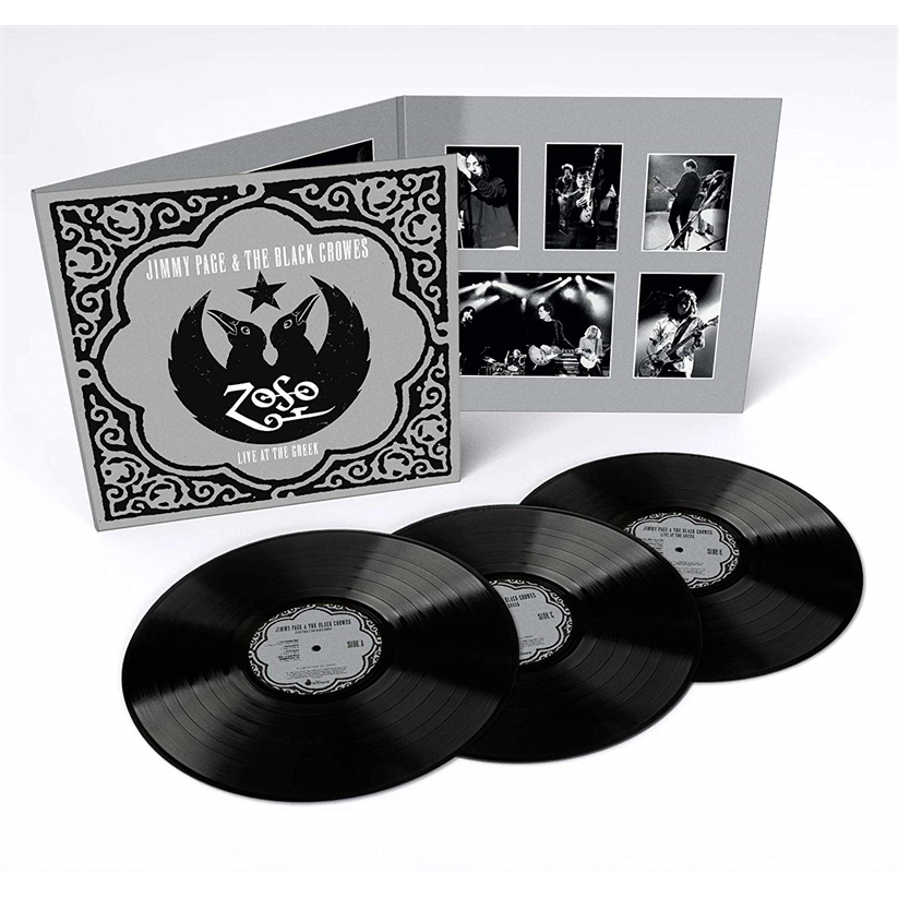 JIMMY PAGE & THE BLACK CROWES - LIVE AT THE GREEK (3LP - 2000)