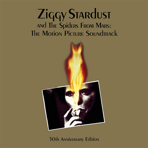 DAVID BOWIE - ZIGGY STARDUST & SPIDERS FROM MARS:  THE MOTION PICTURE SOUNDTRACK (2LP - 50TH ANN | GOLD | REM23 - 1973)