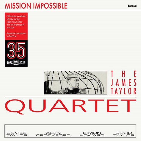 JAMES TAYLOR QUARTET - MISSION IMPOSSIBLE (LP - REM24 - 1987)