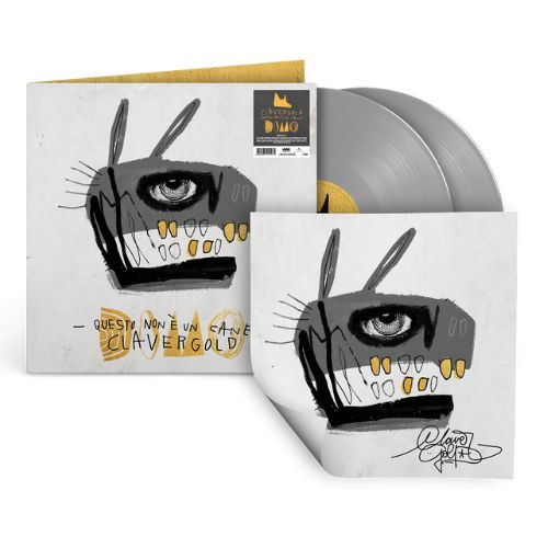 CLAVER GOLD - QUESTO NON E' UN CANE / DOMO (2LP – GRIGIO | POSTER AUTOGRAFATO – REPACK 2024)