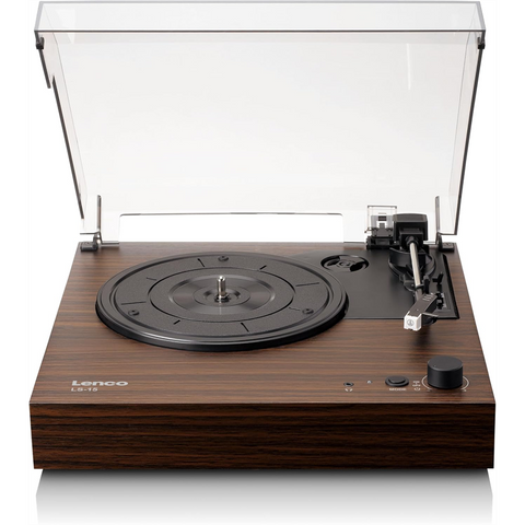 LENCO - GIRADISCHI - GIRADISCHI (LS-15 WOOD) A 2 VELOCITÀ 33/45 GIRI DIFFUSORI STEREO INCORPORATI