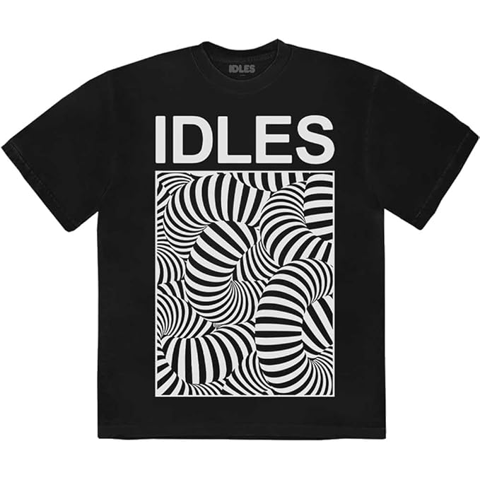 IDLES - PSYCH TUBES - NERO - (M) - TSHIRT