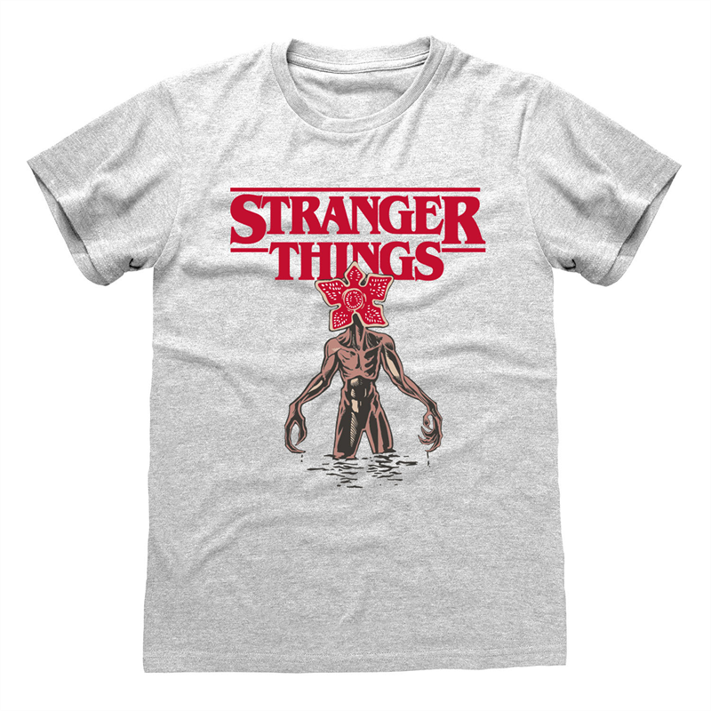 STRANGER THINGS - DEMOGORGON - GRIGIO - L - T-SHIRT