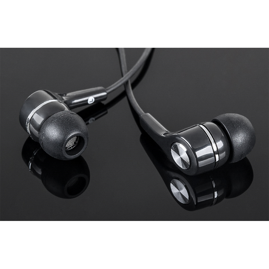 KRUGER & MATZ AURICOLARI - KMP08M - AURICOLARI + MICROFONO / NERO