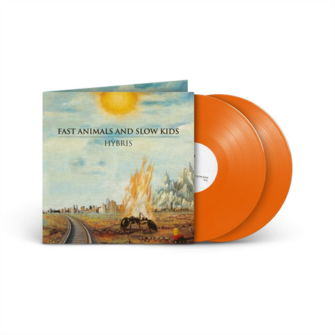 FAST ANIMALS AND SLOW KIDS - FASK - HYBRIS (2LP - ARANCIONE | REM24 - 2013)
