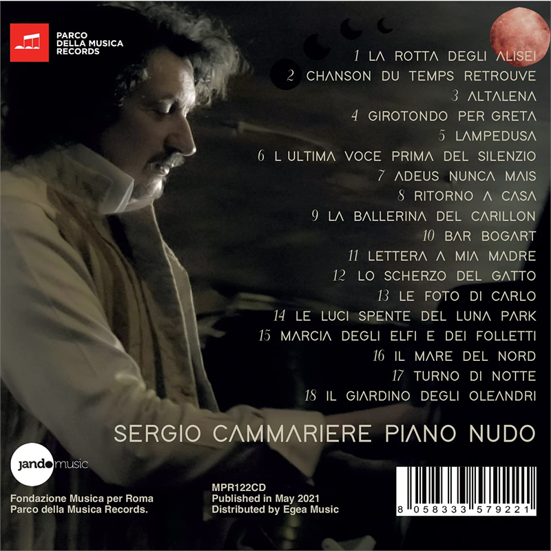 SERGIO CAMMARIERE - PIANO NUDO (2021 - DIGIPAK)