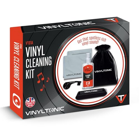 VINYL TONIC - CLEANING KIT - KIT PULIZIA VINILE - LIQUIDO + SPAZZOLINA + PANNO ANTISTATICO