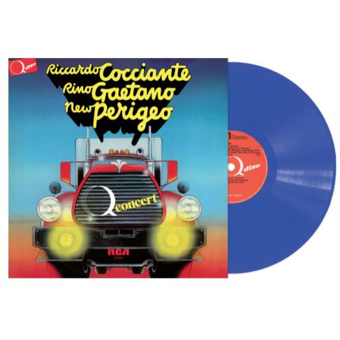 RICCARDO COCCIANTE & RINO GAETANO - NEW PERIGEO - Q CONCERT (LP - VINILE BLU - RSD'20)