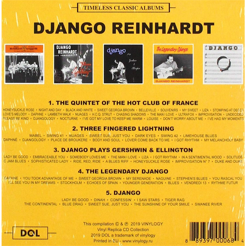 DJANGO REINHARDT - TIMELESS CLASSIC ALBUMS (4CD)