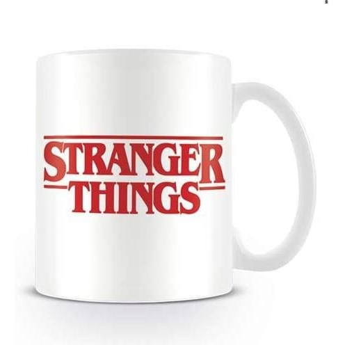 STRANGER THINGS - LOGO - TAZZA CERAMICA BIANCA