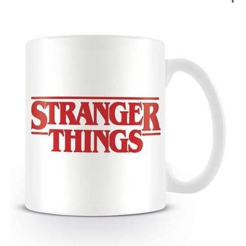 STRANGER THINGS - LOGO - TAZZA CERAMICA BIANCA