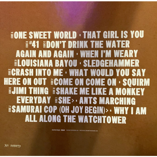 DAVE MATTHEWS - BAND - LIVE AT HOLLYWOOD BOWL (5LP - BLACKFRIDAY 2019)