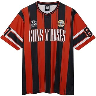 GUNS 'N' ROSES - APPETITE FOR DESTRUCTION ROCK FC - ROSSO - (M) - FOOTBALL SHIRT