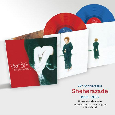 ORNELLA VANONI - SHEHERAZADE (2LP - 30TH ANN | ROSSO&BLU | REM25 - 1995)