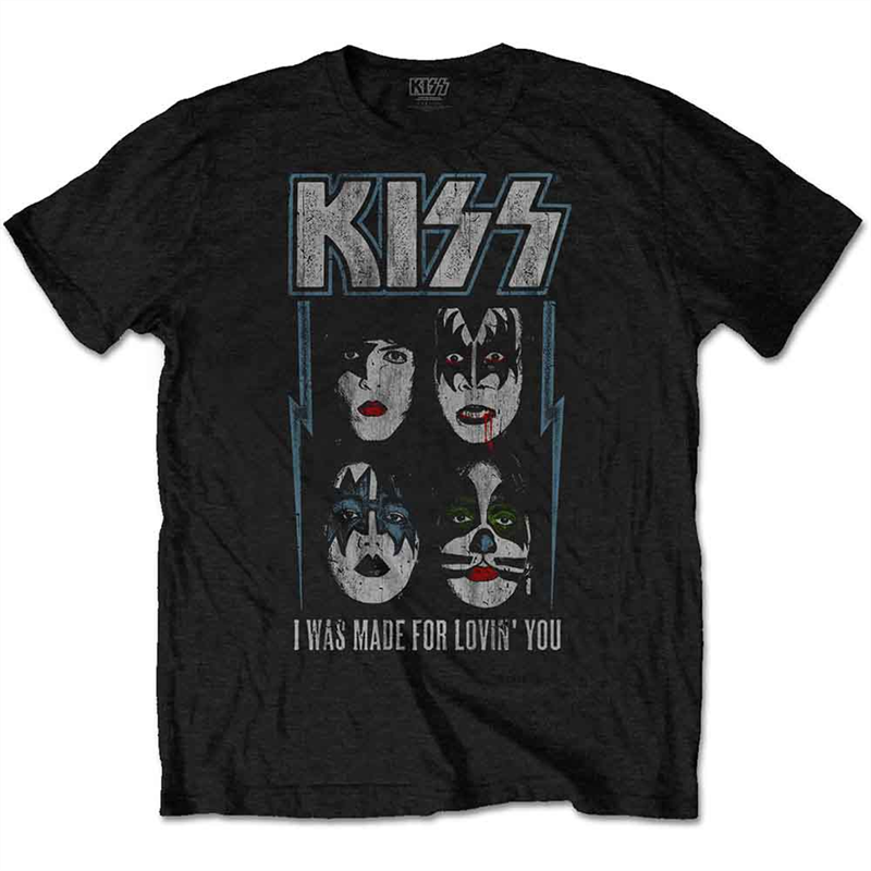 KISS - MADE FOR LOVIN' YOU - NERO - (XL) - TSHIRT