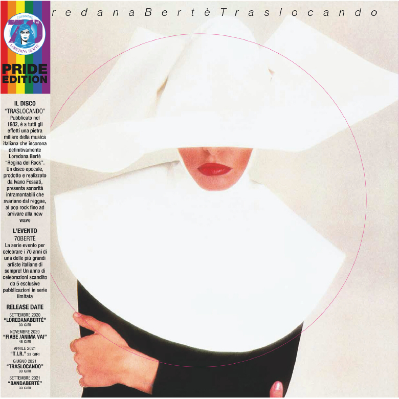 LOREDANA BERTE' - TRASLOCANDO (2LP - PICTURE DISC | PRIDE EDT | REM'21 - 1982)