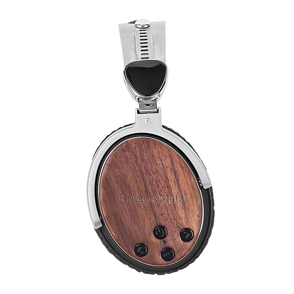 KRUGER & MATZ - CUFFIE - CUFFIE - BLUETOOTH / LEGNO - KM0670 - WALNUT WOOD