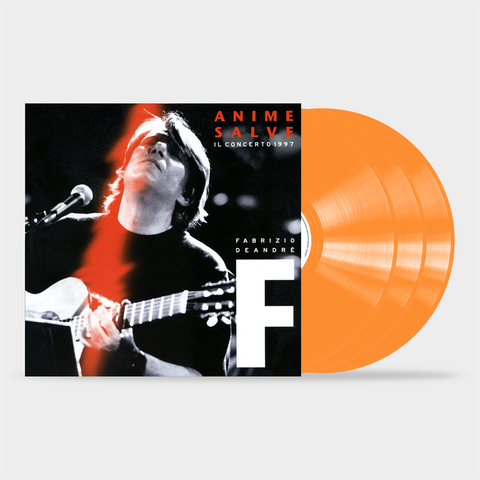 FABRIZIO DE ANDRE' - ANIME SALVE + IL CONCERTO 1997 (3LP - ARANCIONE - 2023)