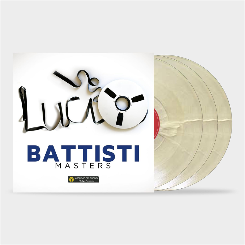 LUCIO BATTISTI - MASTERS (3LP - CLEAR MIX WHITE | COMPILATION - 2023)