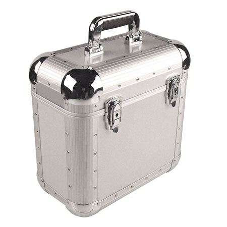 FLIGHT CASE - RECORD CASE - PICCOLO - ALU -ARGENTO - FLIGHT CASE