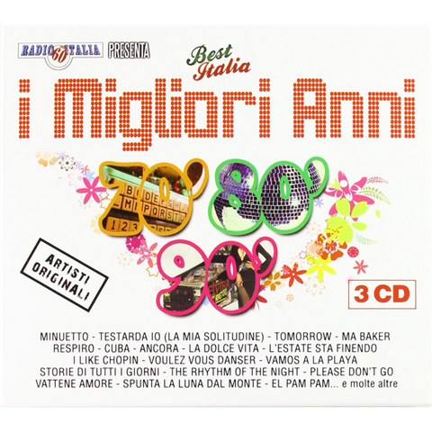 I MIGLIORI ANNI - ARTISTI VARI - I MIGLIORI ANNI - 70/80/90 (3CD)