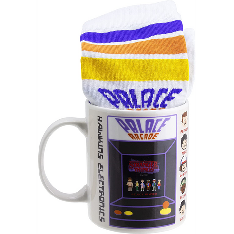 STRANGER THINGS - PALACE ARCADE - SET TAZZA + CALZINI