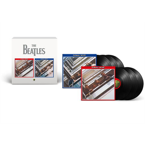 THE BEATLES - THE BEATLES 1962-1966 RED ALBUM + 1967-1970 BLUE ALBUM (6LP - LTD ED BOXSET | REM23 - 1973)