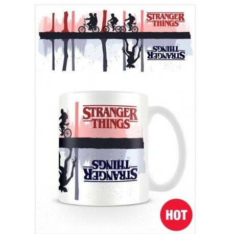 STRANGER THINGS - UPSIDE DOWN - TAZZA CAMBIA COLORE