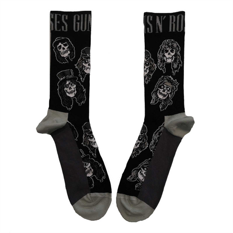GUNS N' ROSES - SKULLS BAND - 40-45 - GRIGIO