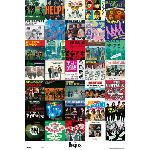 THE BEATLES - SINGLES - 720 - POSTER