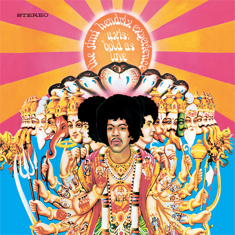 JIMI HENDRIX - AXIS BOLD AS LOVE (LP - ARANCIONE | REM25 - 1967)