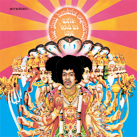 JIMI HENDRIX - AXIS BOLD AS LOVE (LP - ARANCIONE | REM25 - 1967)