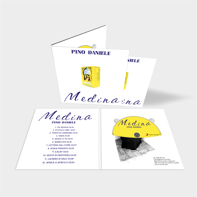 PINO DANIELE - MEDINA (2001 - CD YELLOW  17X17CM | LIMITED | REM23)