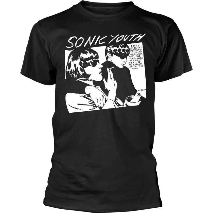 SONIC YOUTH - GOO ALBUM COVER – BIANCO – UNISEX – S